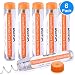 AUSTOR 6 Pack 60-40 Rosin Core Solder, Solder Wire Tin Lead Electrical Soldering Tools Diameter 0.8mm, 20g