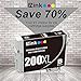 E-Z Ink (TM) Remanufactured Ink Cartridge Replacement for Epson 200XL T200XL120 T200XL220 T200XL320 T200XL420 (4 Black, 2 Cyan, 2 Magenta, 2 Yellow 10 PACK)