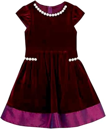 velvet girl dress