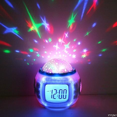 Projector Alarm Sky Star Children Baby Room Night Light