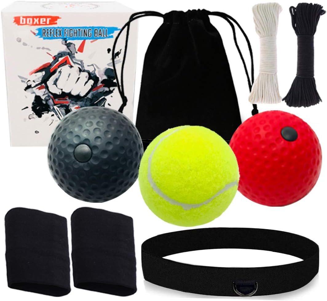 DANIVE Boxing Reflex Ball Set, Boxing Training Equipment