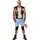 Morph Stone Cold Steven Austin Costume Men, Stone Cold Steve Austin Vest, WWE Costume Adult, Halloween Costumes for Men
