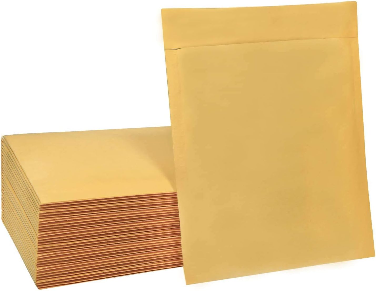 HBlife 4x8 Inches Kraft Bubble Mailers Self Seal Padded Envelopes, Pack of 50 : Office Products