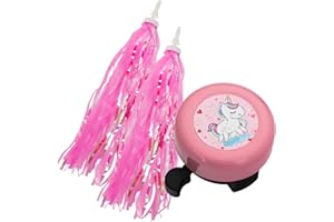 UVTQSSP Bike Bell for Kids Girls Bike Bell Kids Bike Accessories Bicycle Bell Bike Bells for Boys Girls with Loud Clear Sound Toddler Scooter Bells Cute Purple Star Fit 0.87" Handlebars