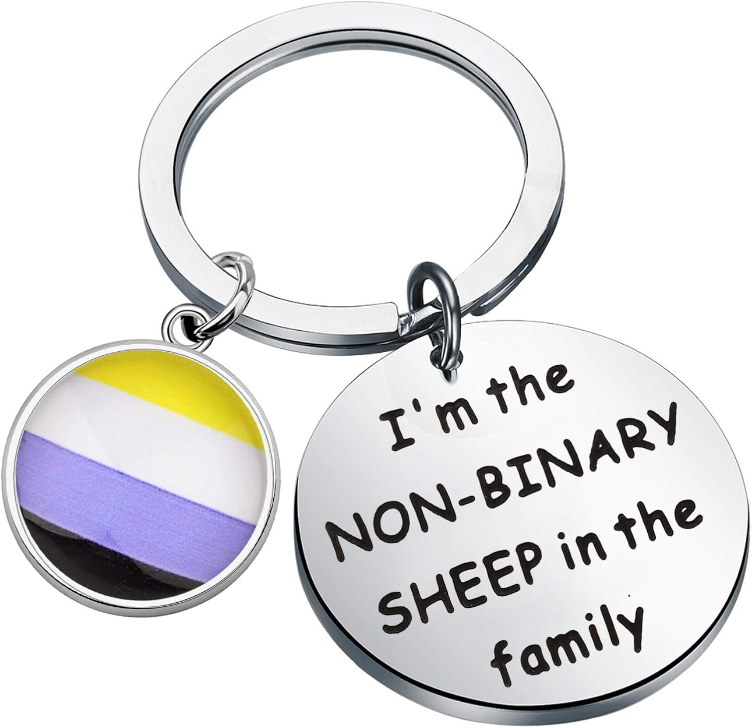MYSOMY NonBinary Gift LGBTQIA Gay Enby Lesbian Gender Fluid Non Binary