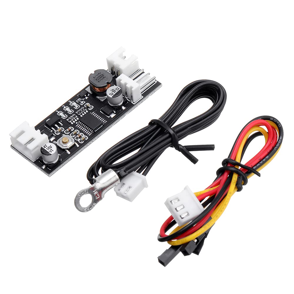 DollaTek 12V DC PWM 2-3 Wire Fan Temperature Control Speed Controller Noise Reduction Module
