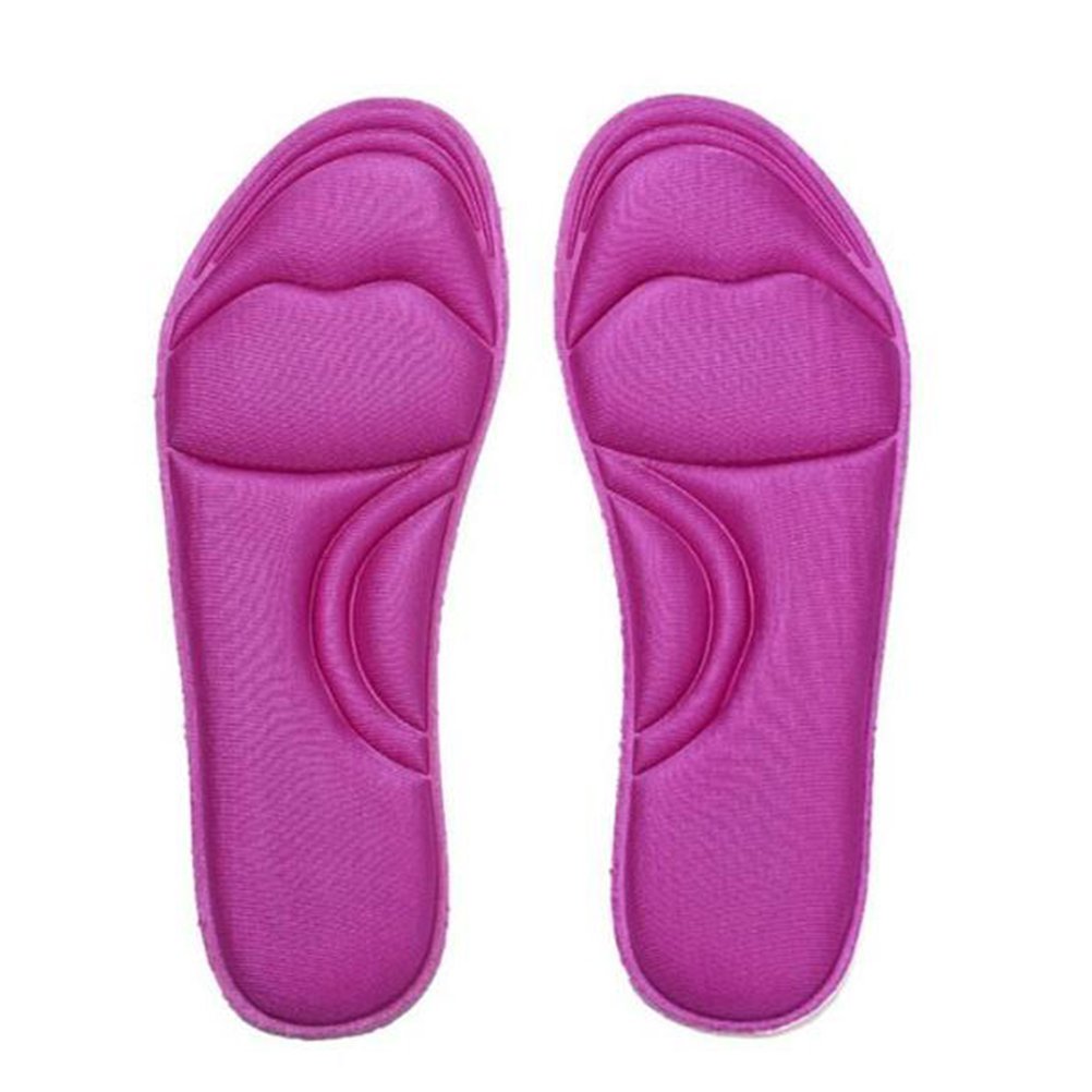 LUOEM One Pair Slow Rebound Memory Foam Cushioning Insole Breathable Absorbent Insoles for Women Shoes Size 35-38 (Random Color)