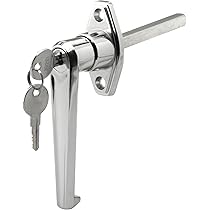【400部限定サイン入】金村修　Lead-palsy Terminal Prime-Line GD 52123 Door Handle Lock, Keyed, Diecast Zinc, Chrome