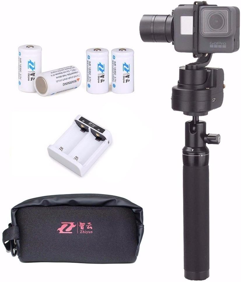 Zhiyun Z1-Rider M WG Wearable 3 Axis Brussless Gopro Camera Gimbal Stabilizer for Gopro Hero 5/4/3/3+ Support APP Remote Control Upgraded Version of Z1-Rider 2+EACHSHOT® Cleaning Cloth