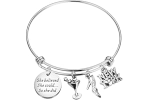 BLEOUK She believed She Could So She Did TV Show Inspired Bracelet
