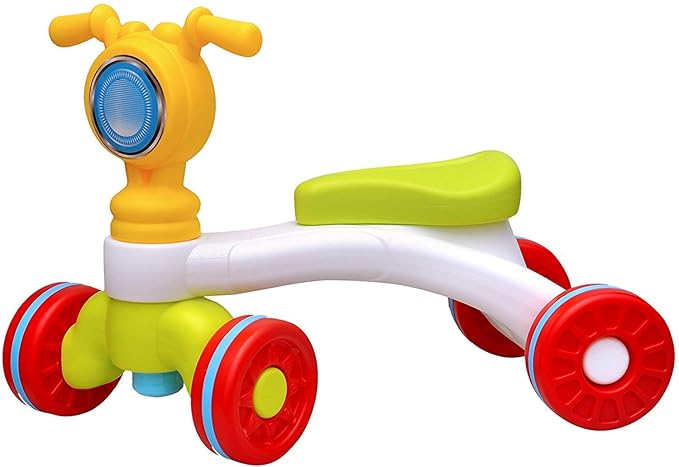 Prakal Baby Balance Bike, No Pedal Baby Car Ride on Toy for 1-3 Years Old Children Walker Toddler Tricycle Infant First Birthday Gift Indoor Outdoor