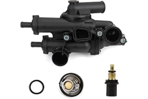 MILIPARTS Engine Thermostat Housing Assembly Compatible with Chrysler Sebring Dodge Avenger Caliber Journey Jeep Compass Patriot 1.8L 2.0L 2.4L 2007-2017 68003582AB