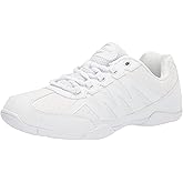 chassé Apex Cheerleading Shoes - White and Black Cheer Shoes for Girls