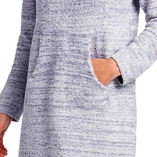 Softies Ultra Soft Marshmallow Hooded Lounger (Platinum, S/M)