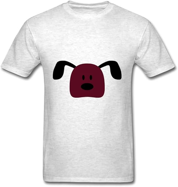Amazon.com: Cotton Xxx-large Custom Cool Dog Face T Shirts For Men O-neck Gray: Clothing
