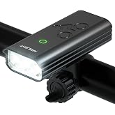 3000 Lumens Rechargeable Bike Light, Super Bright LED Bicycle Headlight | USB-C, Bike Light Rechargeable, IPX5 Front Bike Lights, 360&deg; Swivel Mount Bike Lights for Night Riding Mountain Road Cycling