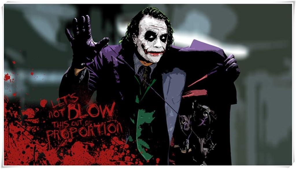 ZDVHM Puzzles Joker Jigsaw Puzzle for Adults Stress Reliever Children's Large Brain Game Toys Gift Boy Girl Cultivate Imagination Marvel Comics Jigsaw (Color : C, Size : 1000 pieces)