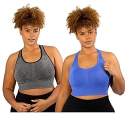 Under Control Sports Bras for Women Plus Size High