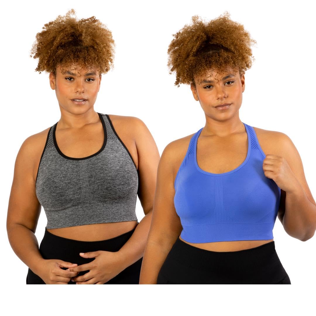 Under Control Sports Bras for Women Plus Size High