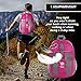 bago Lightweight Small Hiking Backpack for Women and Men - 25L Travel Day Pack - Foldable Hiking Daypack Ultralight for Camping Outdoor Sports - Day Bag Packable Backpack for Travel (Pink)