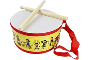 CoudarTitie Drum Set with Adjustable Strap, Musical Instrument, Gift Idea, Toy Drum Set, Hand Drum for Boys and Girls to Lear
