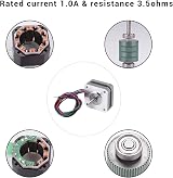 Hausdec Nema 17 Stepper Motor 17HS08-1004S 1.8 Degree 42mm 20mm Short Height 1A view 3