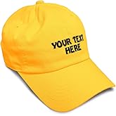 Soft Baseball Cap Custom Hat Personalized Text Cotton Dad Hats for Men & Women