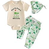 CREAIRY Pack My Diapers Im Going Golfing With Daddy Newborn Baby Boy Summer Clothes Short Sleeve Romper Pants Set Golf Outfit