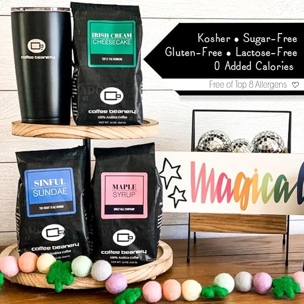 AMARETTO DECAF COFFEE PODS BY COFFEE BEANERY | 12CT MEDIUM ROAST ARBICA COFFEE