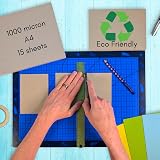 BCreativetolearn A4 Greyboard 15 Sheets 1mm Thick Recycled Mount Board view 2