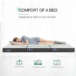 Novilla Folding Mattress Twin,4 Inch Memory Foam