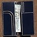 Pacer Go RFID Blocking Slim Minimalist Long Travel Wallet Genuine Leather Passport Holder Travel Cover (Dark Blue)