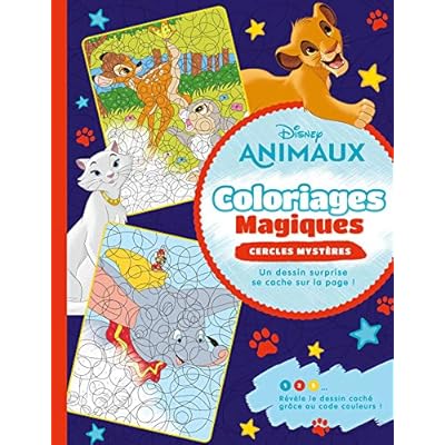 Buy Disney Coloriages Magiques Cercles Mysteres Animaux Paperback February 26 2020 Online In Indonesia 2017116726