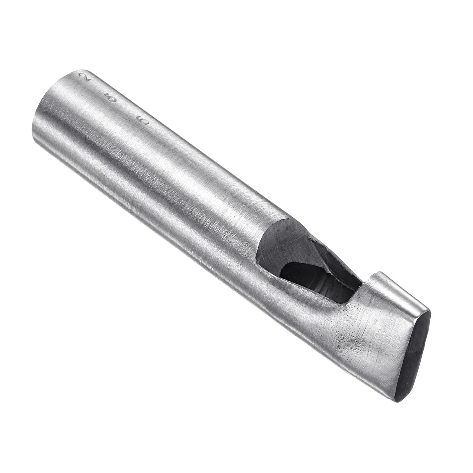 CoCud Hollow Punch, 6mm x 25mm Hole, 45# Steel Oval Shaped Gasket Tool - (Applications: for Leather DIY Leathercraft Wallet)