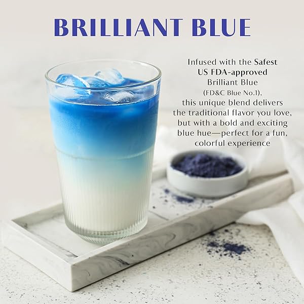 CHABAMBOO PREMIUM BLUE FLY THAI TEA EXTRACT – AUTHENTIC CONCENTRATE/SYRUP – PERFECT FOR THAI ICED/MILK TEA, BAKERY, DESSERT RECIPES (8.5 FL OZ, PREMIUM BLUE FLY)