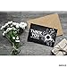 Barcaloo 36 Blank Thank You Cards - Bulk 4x6 Cute Chalkboard Cards with Envelopes for Men & Women