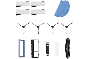 Tikom Brush & Filters Accessories Kit for Robotic Vacuum Cleaner for G8000 and G8000Pro Robot Vacuum Cleaner