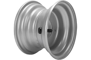 aqxreight 145 70 6 Go Kart Wheel Rim 3 Holes Steel Enhanced Traction Stylish Look 6 Inch ATV Rim Universal for Quad Dirt Bike