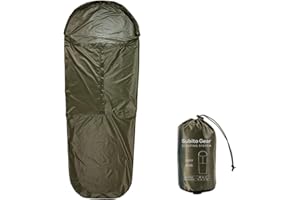 YUNDXI Bivy Sack, Waterproof Sleeping Bags Ventilate Bivy Bag, Lightweight Outdoor Survival Gear - for Adventure, Camping & Emergency