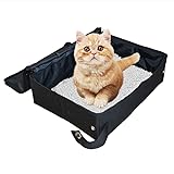 Petleader Collapsible Portable Cat Litter Box