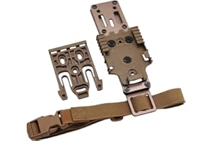 Tactical Metal Modular Pistol Holster Adapter with QLS Platform Holster Drop Leg Band Airsoft Quick Pull Draw