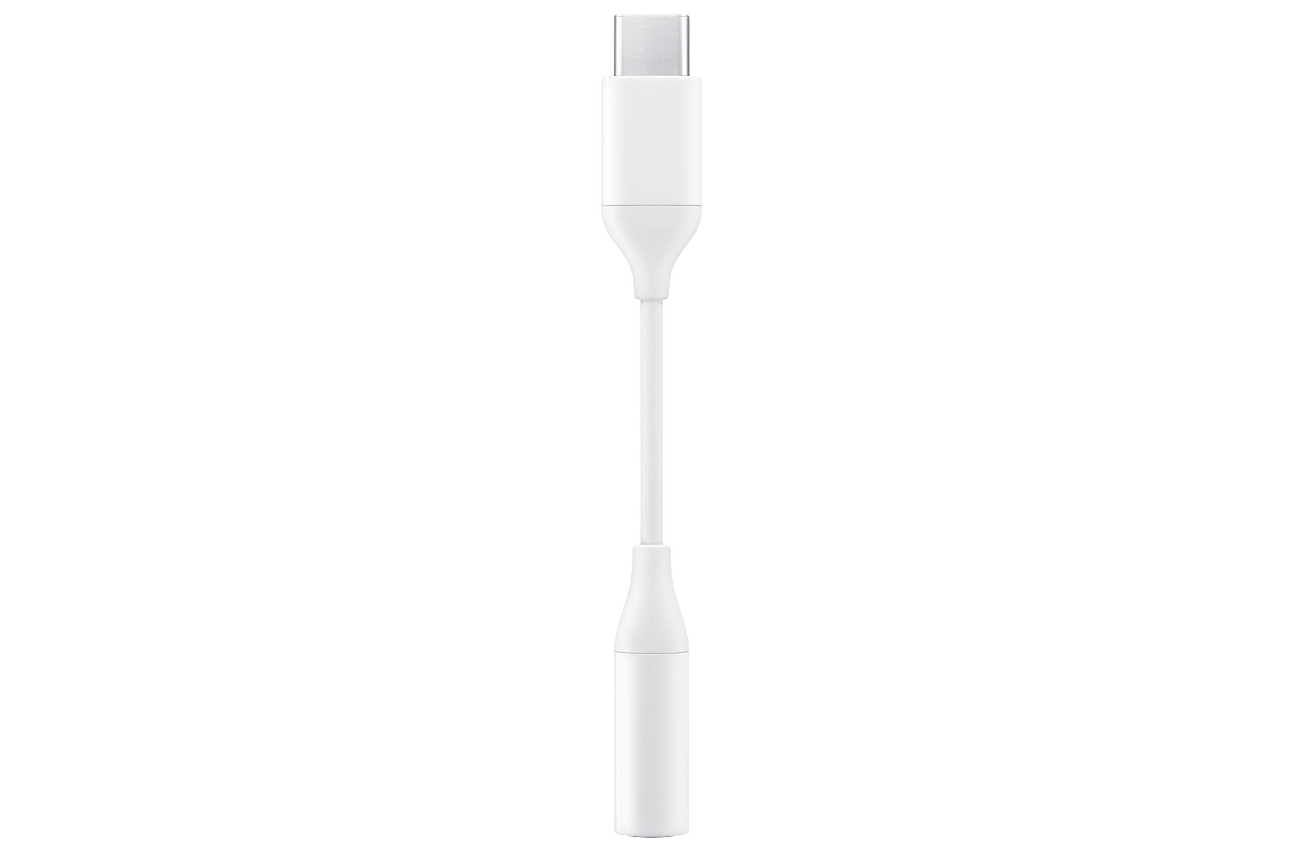Samsung USB-C Headset Jack Adapter - Official Headphones Adaptor/Type C/USB-C to 3.5mm Headphone Adaptor - White, EE-UC10JUWEGWW