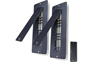 2"x10" RV Floor Vent Register with Magnetic Cover & Filter, Black Aluminum Noise Cancelling Vent Replacement, Lightweight Dur