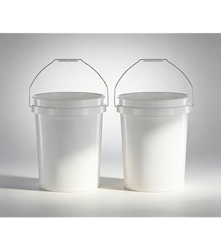 Amazon.com: LEAKTITE 6GLD 5 -Gallon lon White Plastic Pail Lid