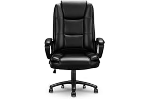 OFIKA Home Office Chair, 400LBS Big and Tall Computer Chair Heavy Duty Design, Ergonomic High Back Cushion Lumbar Back Suppor