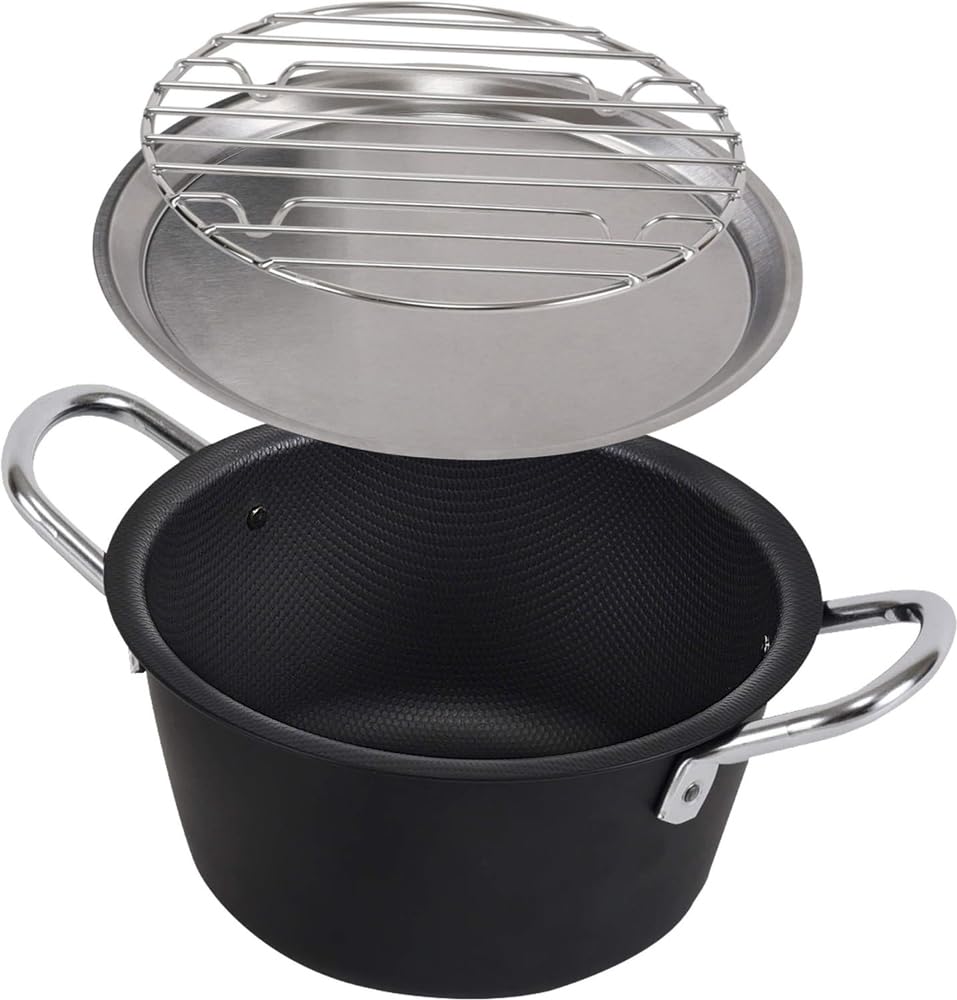 アーネスト Kararipo A-77360 天ぷら鍋 3点セット 18cmの商品画像