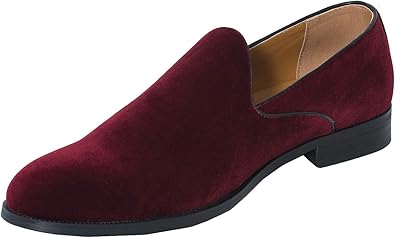 burgundy tuxedo shoes