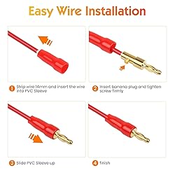 Diospyros 4 mm Gold Plated Open Screw Type Speaker