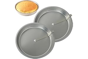 8-Inch Quick-Release Cake Mold, Cake Pan with Lever, Cake Pan with Release Lever, Round DIY Cake Mold Stainless, Oven Safe Mo
