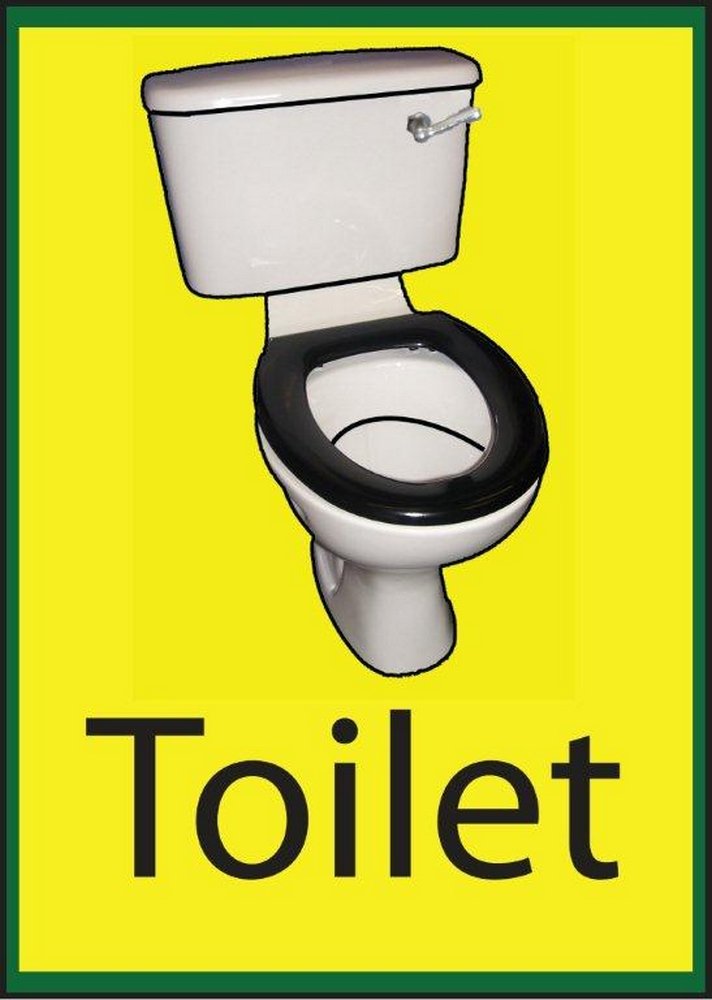 Dementia Care A4 Room Sign Toilet Health & Personal Care